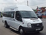 Бесплатный автобус Genser в пункт аренды автомобилей АрендаАвто-нрф на Новорязанском шоссе